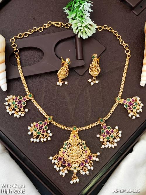 Temple Kemp Goddess Lakshmi Necklace Set