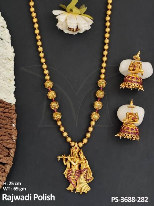 temple-jewellery-beautiful-rajwadi-polish-god-radha-krishna-figure-temple-pendant-set-