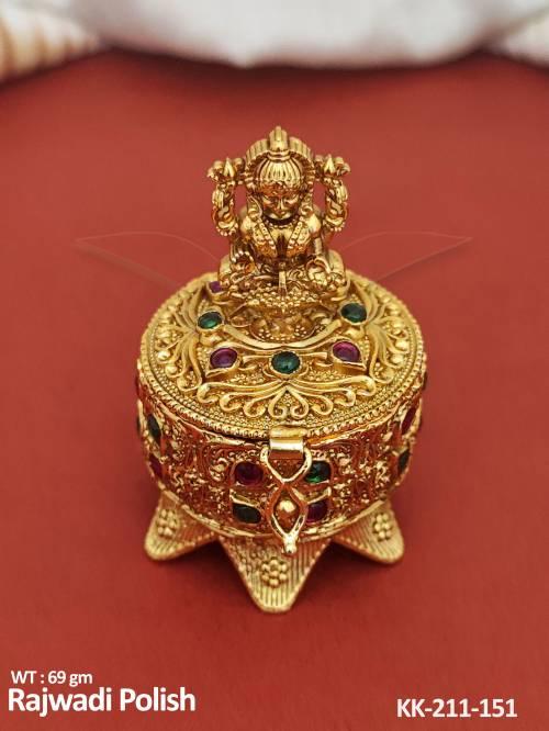 temple-jewellery-rajwadi-polish-with-god-laxmi-design-sindoor-box-