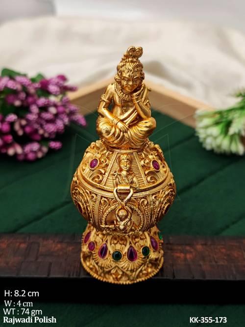 Temple Designer Rajwadi Polish Sindoor Box  