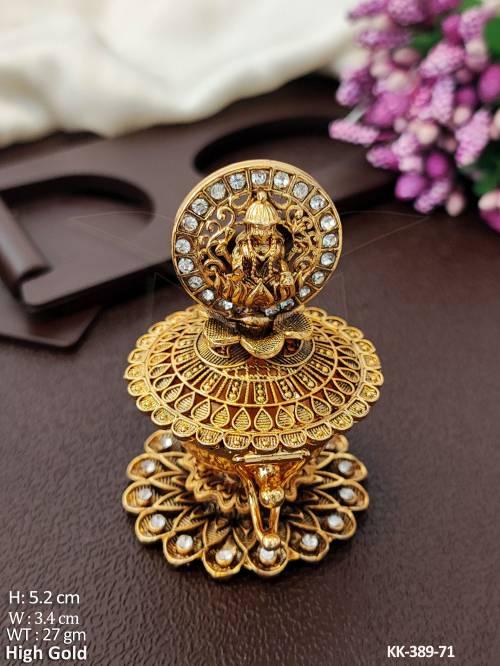 Design Temple High Gold  Party Wear Sindoor Box  
