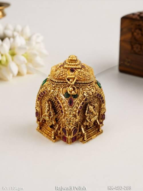 Royal Rajwadi Ganesha Sindoor Box