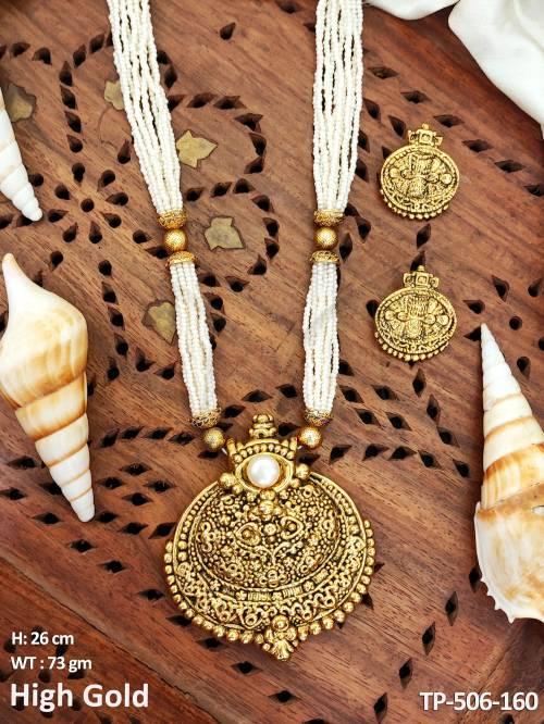antique-jewellery-beautiful-designer-high-gold-polish-party-wear-pendant-set-