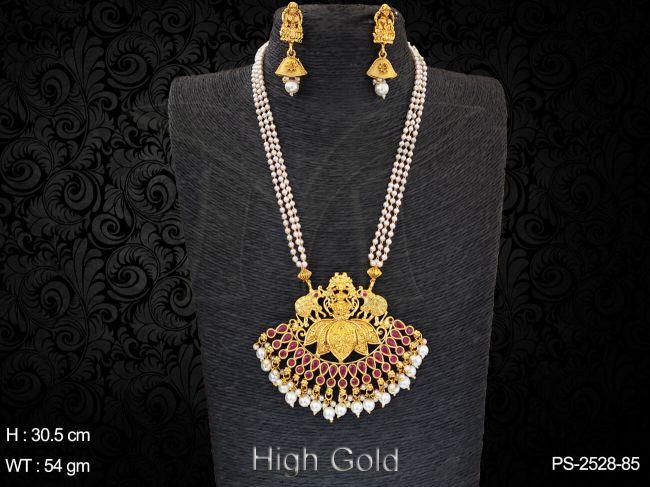 Temple traditional antique design pendant set — PS-2528-85
