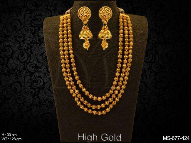 Long Ball Beads Double Layer Mala — MS-677-424