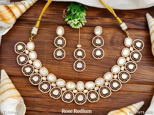 Traditional Multi Kundan Choker Set for Weddings