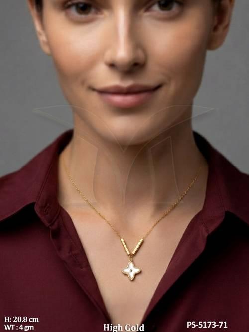Elegant American Diamond Pendant Set for Women
