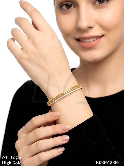 Stylish Minimal Designer Cuff Kada for Women