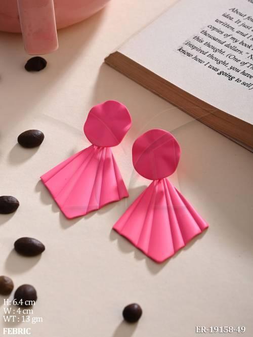 western-style-fabric-fan-shape-long-earrings