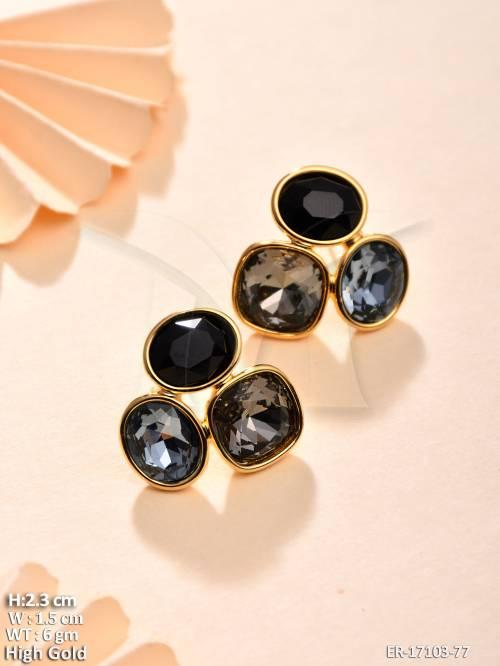 elegant-dual-tone-stone-designer-studs